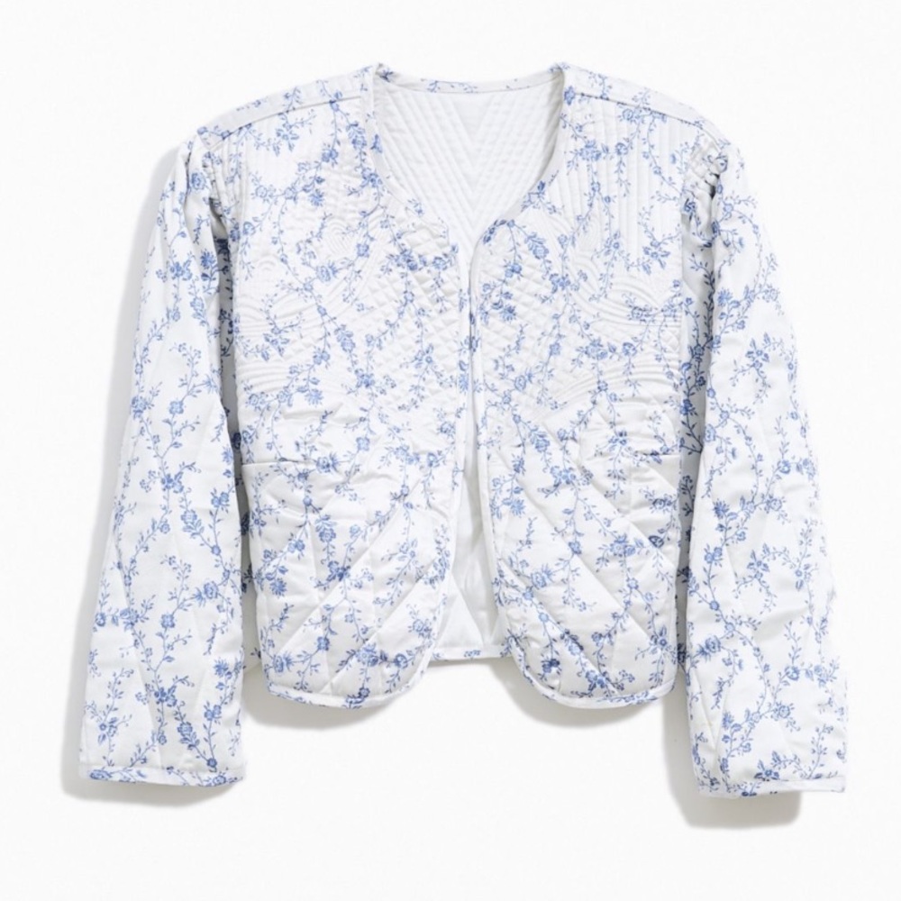 UO Laura Ashley Reversible Quilted Jacket